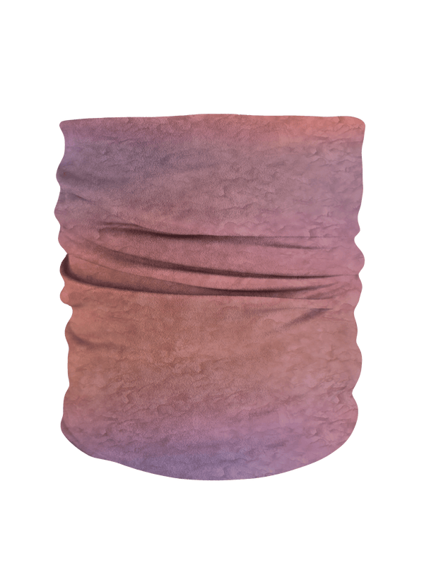 Front profile image of Litewave50 Neck-Up in pink, purple and orange watercolor print