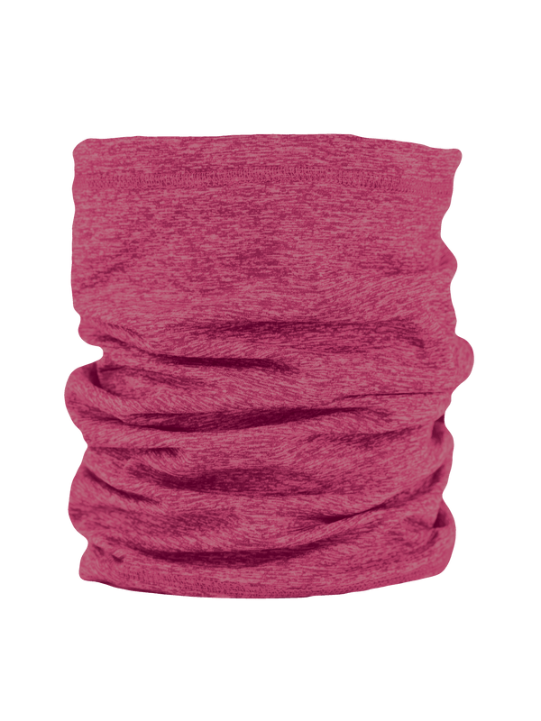Front view of Comfort Neck Tube in berry (pink)