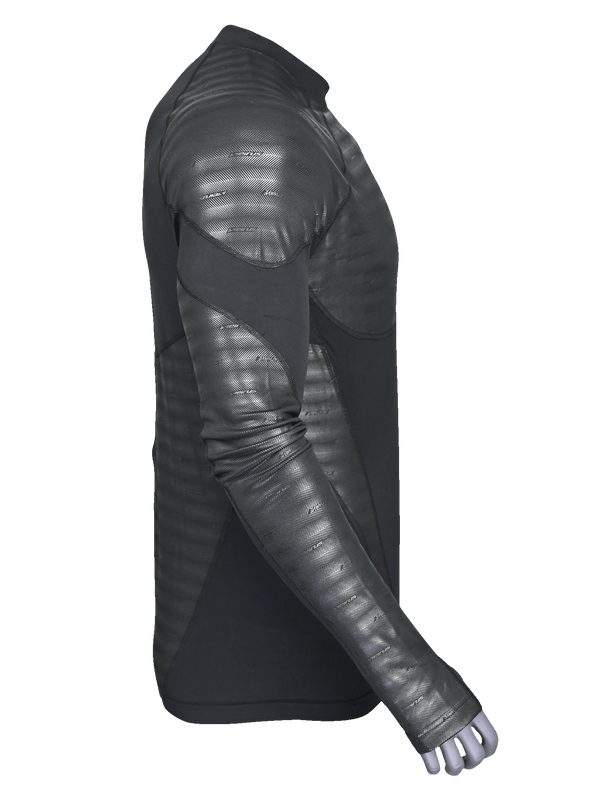 Mens Heatwave Mapped Base Layer Long Sleeve Crew Top