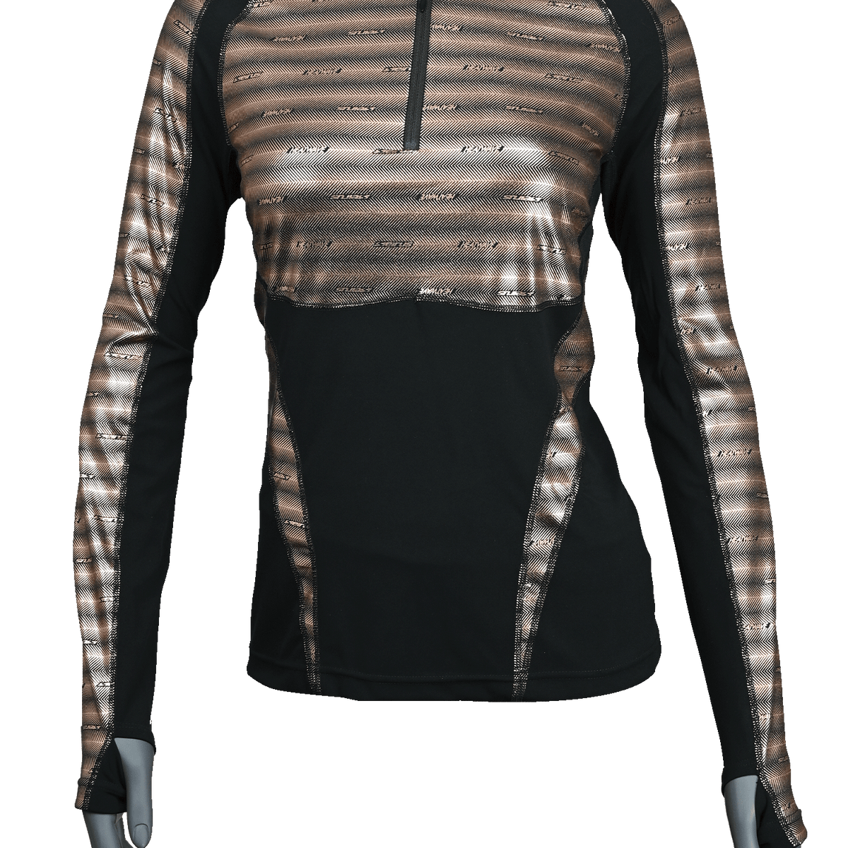 Women's Heatwave Mapped Base Layer Long Sleeve 1/4 Zip Top
