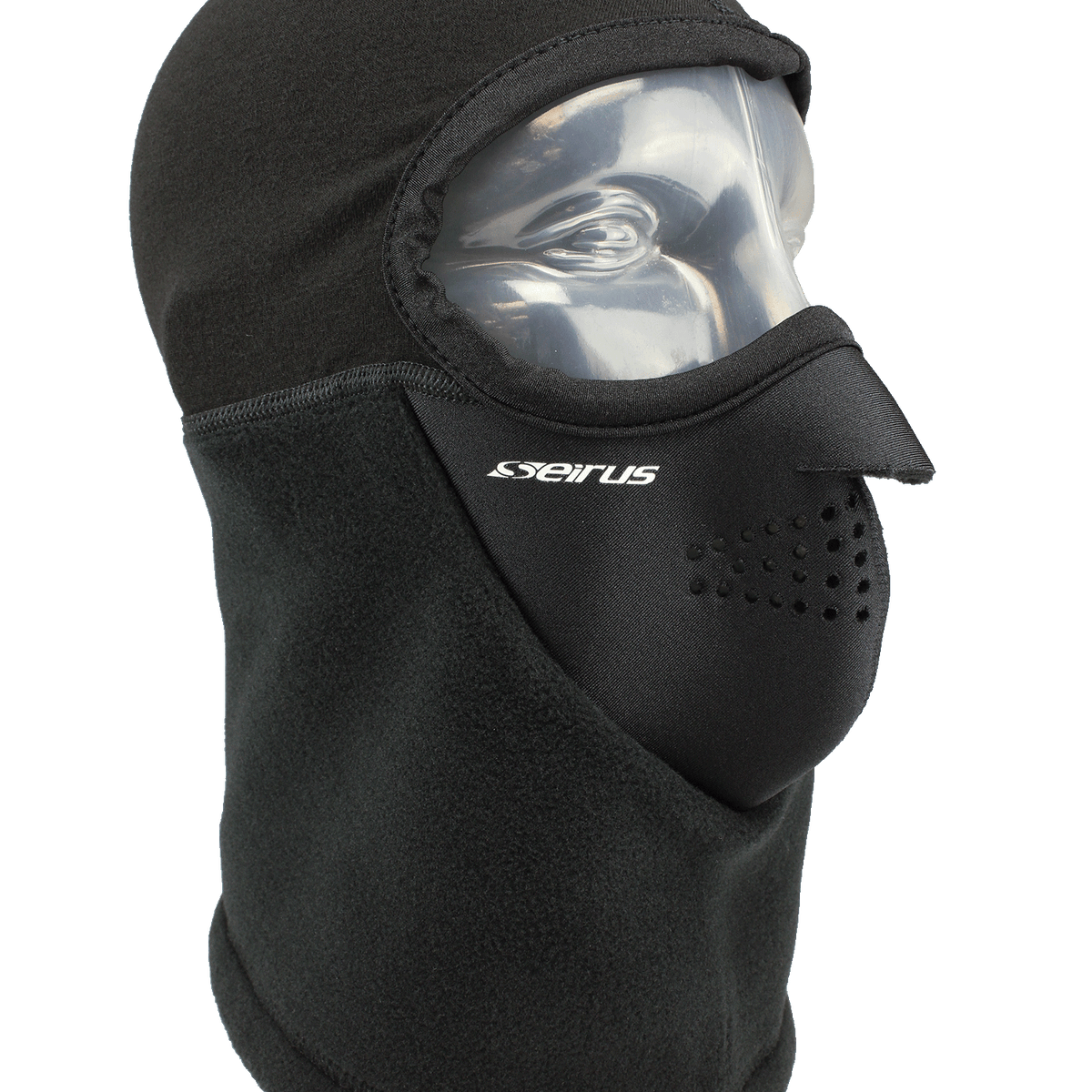Seirus Balaclava in Black for Cold Weather: Breathable Full