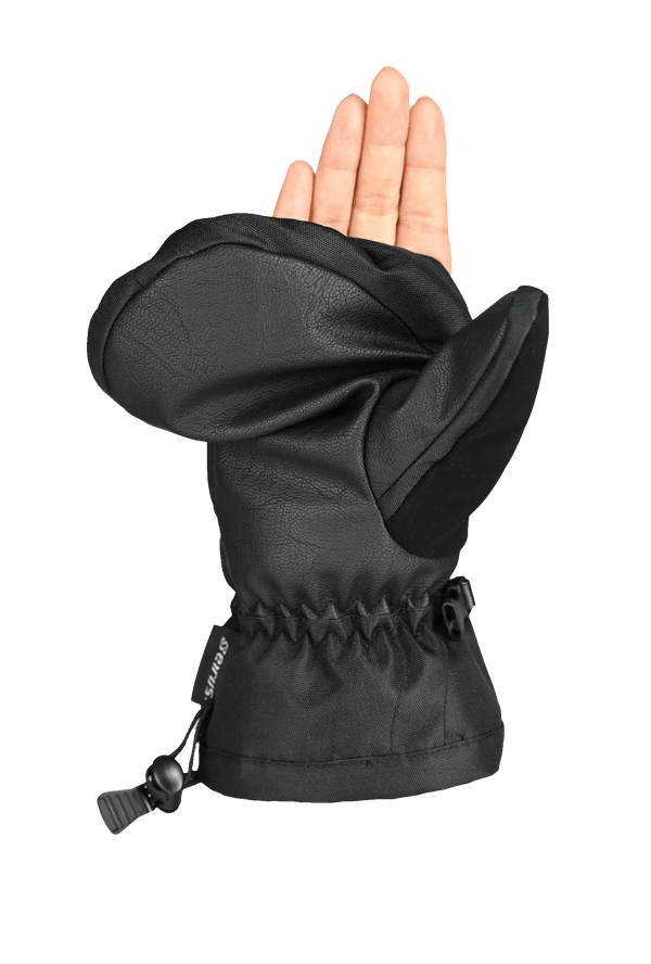 Magne Mitt Trail palm view with fingers out of magnetic seam