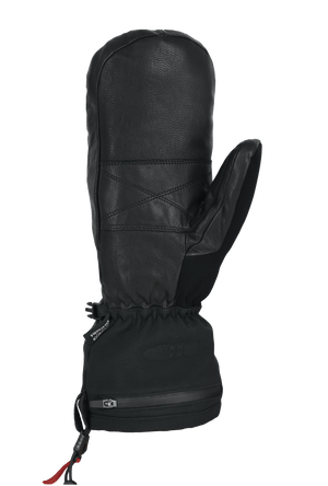 Image of palm side of heattouch hellfire magne mitt in black