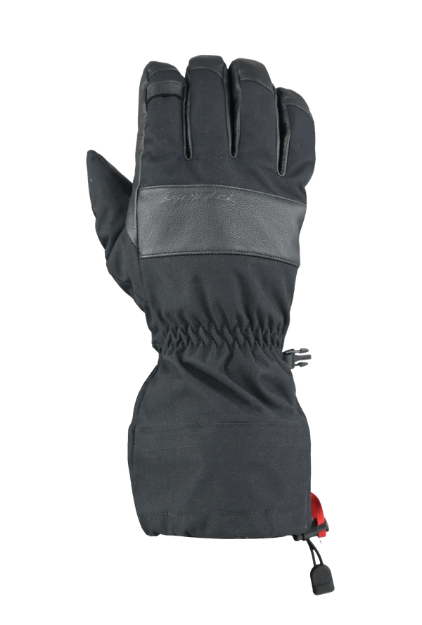 Front side product image of Black Heatwave Whiteout 3 in 1 Glove (back of hand)