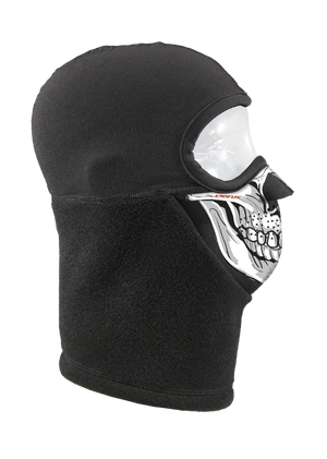 Seirus Combo Thick N Thin™ Headliner - Black skull - side view