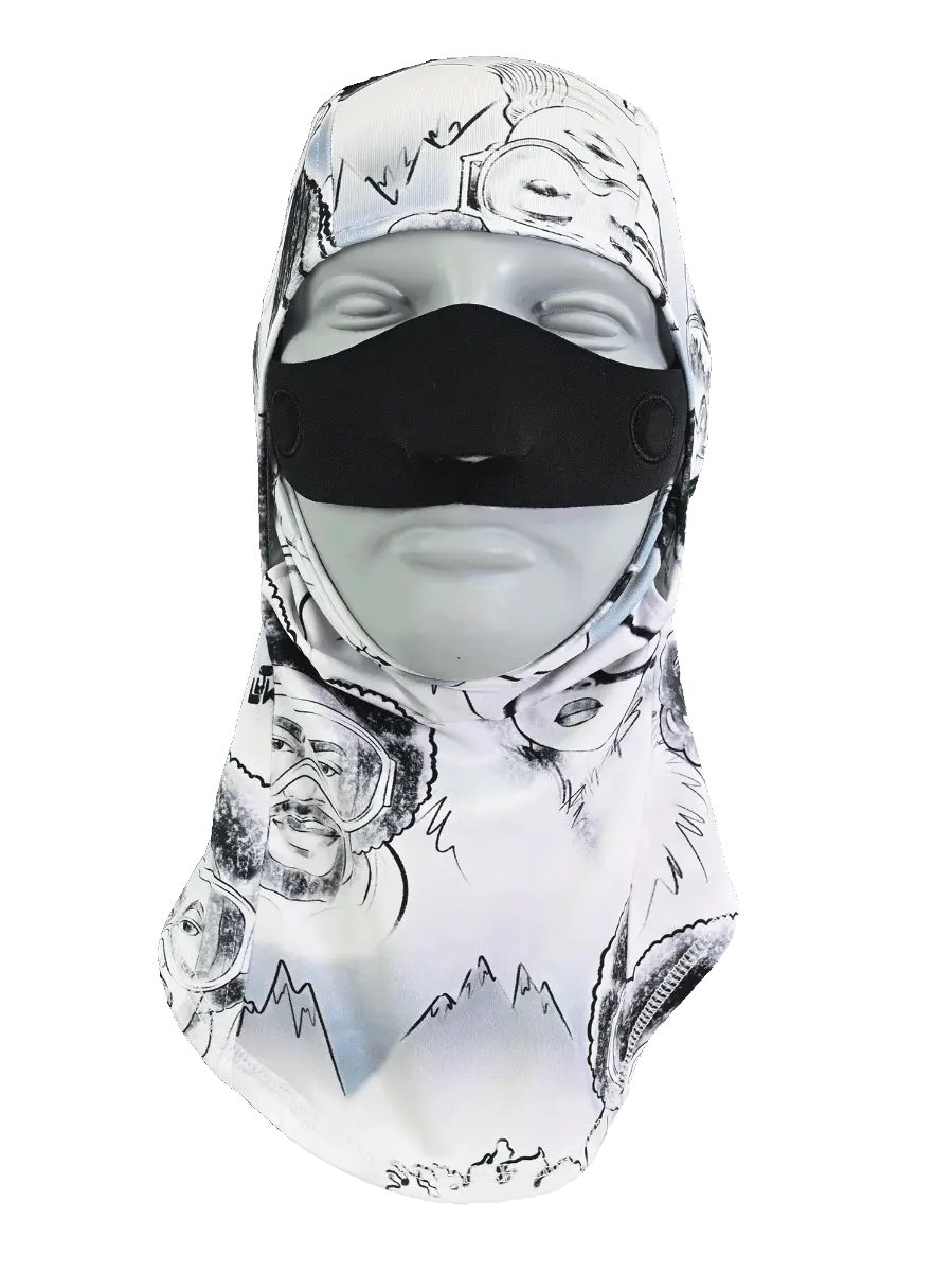 Raleri MTX-N Ski Mask Made In Italy (White Freeze