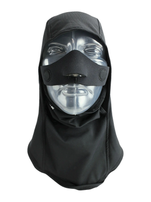 Magnemask Combo Hinged Headliner in Black with mask down