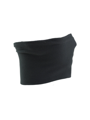 Black neck tube on a white background