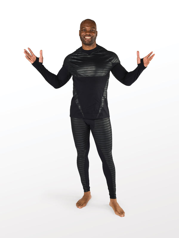 Mens Heatwave™ Body Mapped Base Layer Long Sleeve Top