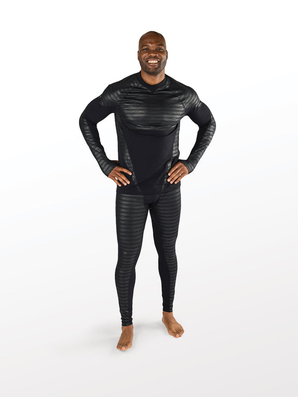 Mens Heatwave™ Body Mapped Base Layer Long Sleeve Top