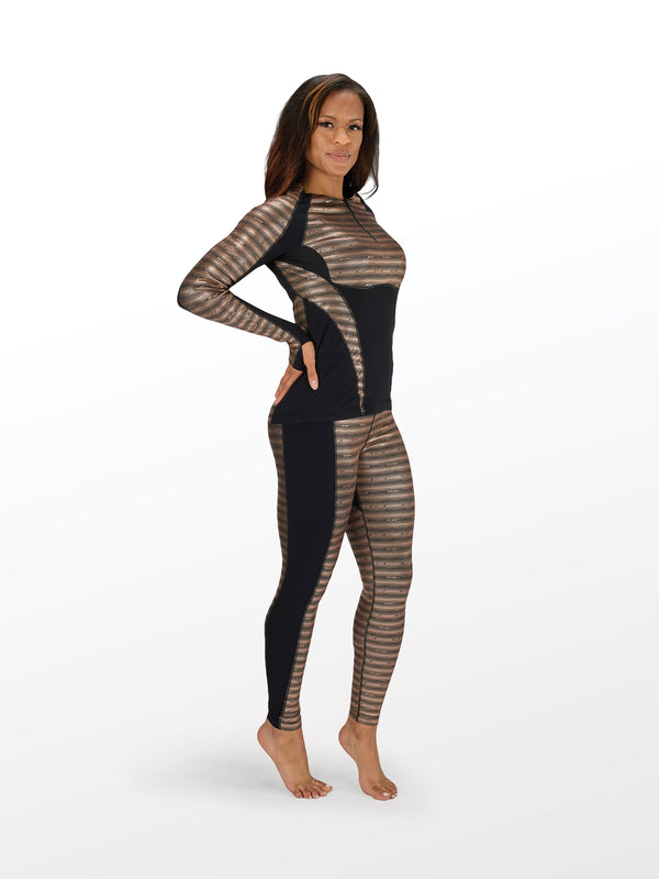 Women's Heatwave™ Body Mapped Base Layer Long Sleeve 1-4 Zip Top