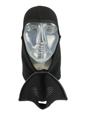 Seirus Magnemask TNT Balaclava in Black with mask open