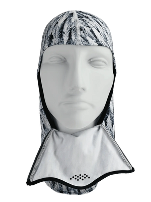 Magnemask Balaclava in Spruce design of frost covered trees