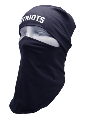 Dynamax Quick Headliner right angle with Patriots text on skull 