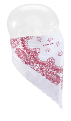 Seirus Classic Bandana white red paisley