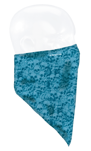 Blue Skull Bandana