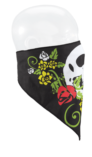 Seirus Classic Bandana rose skull