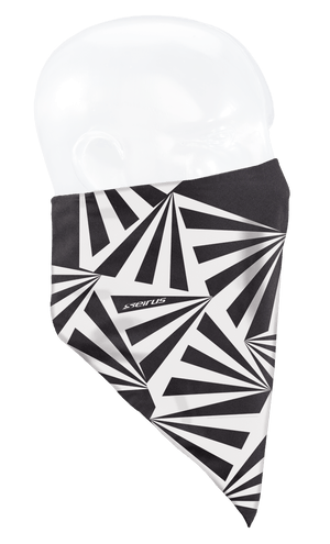 black and white triangle searchlight design