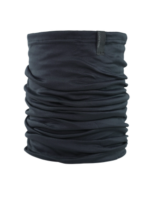 Black neck gaiter on a white background