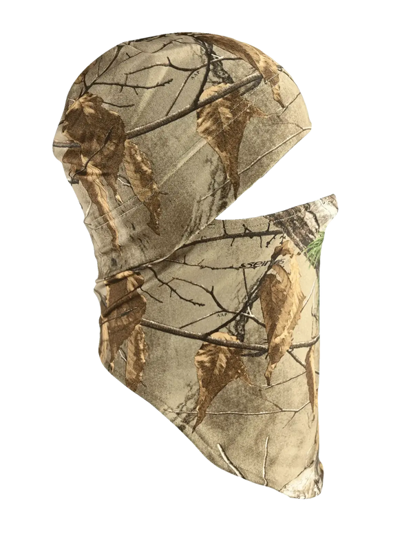 Camouflage headliner in realtree xtra print on a white background