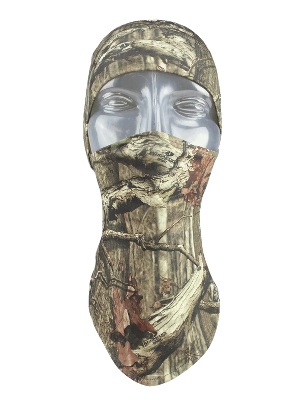 Camo-patterned headliner on a white background