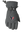 A single dark heather gray winter glove with a Houston Texans logo on the back of the hand, featuring a wrist strap with a pull tab and a one handed wrist cinch, displayed on a white background.