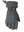 A single dark heather gray winter glove with a Indianapolis Colts logo on the back of the hand, featuring a wrist strap with a pull tab and a one handed wrist cinch, displayed on a white background.