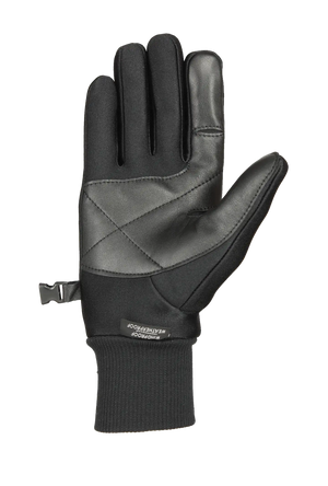 Palm side of black All Weather glove