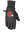 A single black glove with a ribbed cuff and a small wrist strap, featuring the Browns logo on the back of the hand.