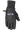 A single black glove with a ribbed cuff and a small wrist strap, featuring the Seahawks logo on the back of the hand.
