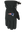 A single black form fit winter fleece glove featuring the New England Patriots logo on the back of the hand, shown against a plain white background.