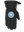 A single black form fit winter fleece glove featuring the Tennessee Titans logo on the back of the hand, shown against a plain white background.