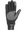 A single black form fit multi season glove showing the palm side with gray leather like protective palm patches on the palm, forefinger and thumb, shown against a plain white background.