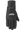 A single black glove featuring the New York Jets logo on the back of the hand, with a tonal Seirus logo near the cuff, set against a plain white background.