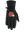 A single black form fit winter glove featuring the Cleveland Browns logo on the back of the hand, shown against a plain white background.