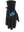 A single black form fit winter glove featuring the Detroit Lions logo on the back of the hand, shown against a plain white background.
