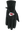 A single black form fit winter glove featuring the Kansas City Chiefs logo on the back of the hand, shown against a plain white background.