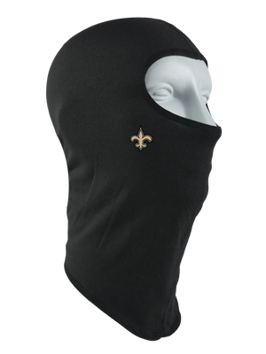 Black Headliner with a Saints logo on a white background