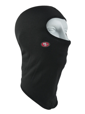 Black Headliner with a 49ers logo on a white background