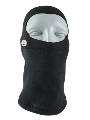 Black Thick N Thin Headliner with a Steelers logo on a white background