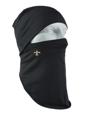 Black Quick Headliner with Saints logo on a white background