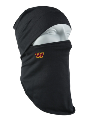 Black Quick Headliner with Commanders logo on a white background