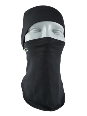 Black Quick Headliner with Packers logo on a white background