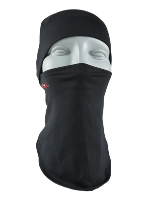 Black Quick Headliner with 49ers logo on a white background