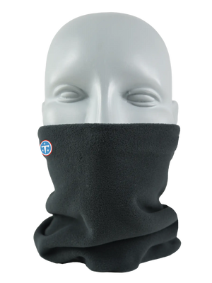 Black Seirus Micro Neck-Up covering the lower face with Tennessee Titans logo