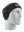 Black headband with a Browns logo on a mannequin head against a white background
