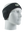 Black headband with a Packers logo on a mannequin head against a white background