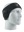 Black headband with a Raiders logo on a mannequin head against a white background