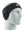 Black headband with a Dolphins logo on a mannequin head against a white background