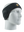 Black headband with a Vikings logo on a mannequin head against a white background